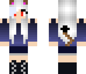 snow cat girl