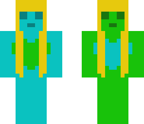 blue and green slime