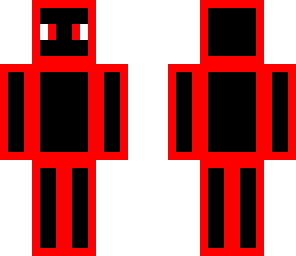 red neon man
