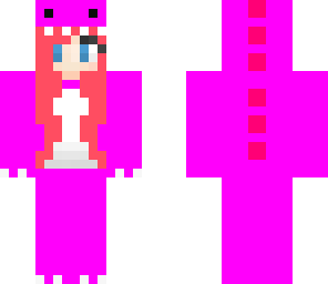 purpel dino girl