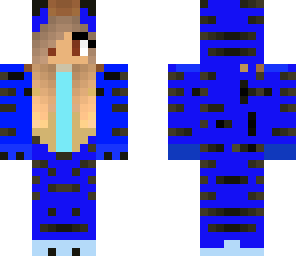 blue tiger girl