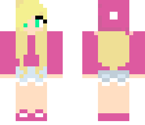 purple beanie girl