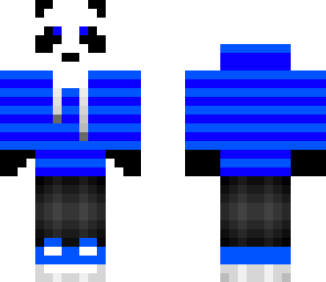blue panda and finnaly my own skin
