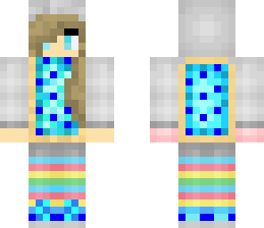 blue nyan cat girl