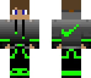 green nike kid