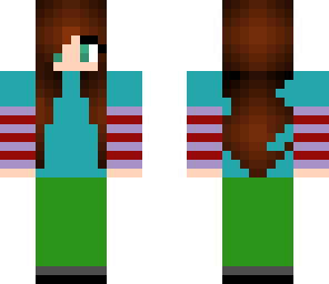 casual blue and green