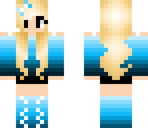 blue girl