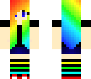 rainbow girl