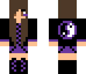 purple gamer girl