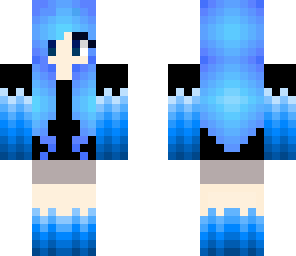 blue flame girl edit