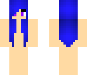 blue haried girl base
