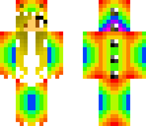 rainbow dino girl