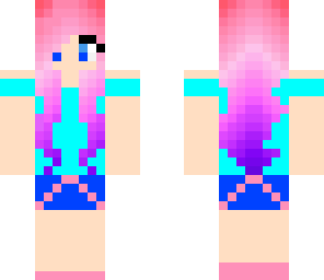 bubblegum hair girl