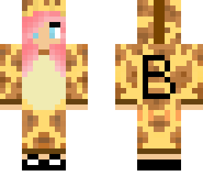 giraffe girl with shoes and a b