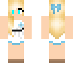 blonde in a spring dress edit