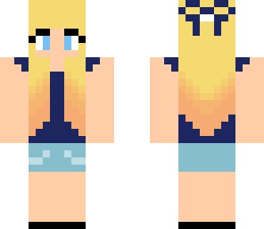 navy blue girl