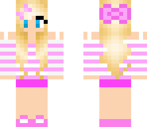 pink bow girl