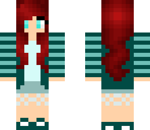 red hair casual girl