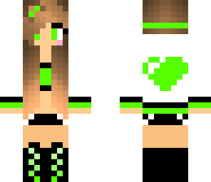 green gamer girl