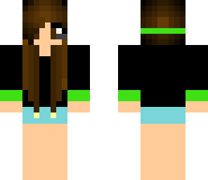 green gamer girl