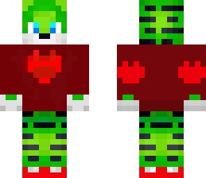 valintines day green tiger