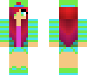 neon red head
