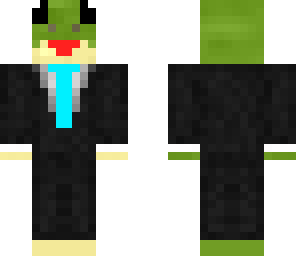 frog and blue tie