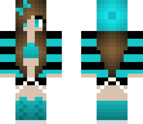 blue cool girl