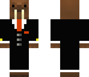walrus in a suit
