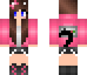 pink kitty gamer girl