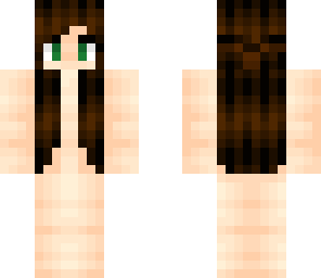 dark brown hair skin base