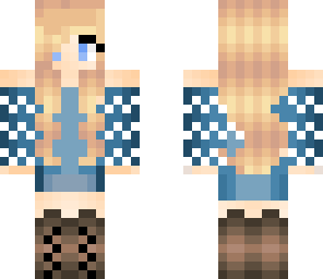 blue girl