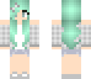 3-pixel arm checkered girl