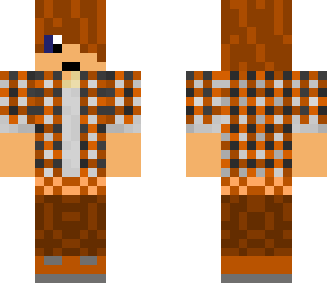 orange plaid
