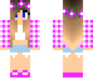 cute purple girl