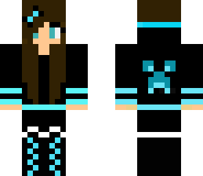 blue creeper girl edit