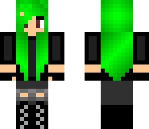 green haired gurl