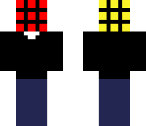 rubik's cube man