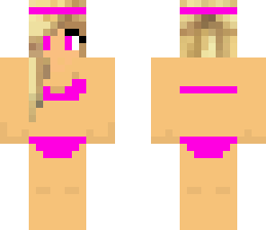 pink bikini girl