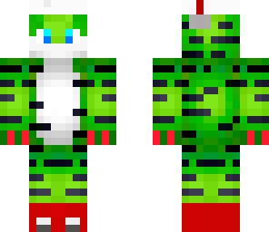 christmas green tiger