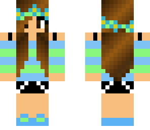 blue and green gurl