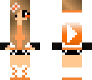 orange you-tuber girl