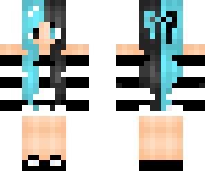 blue and black