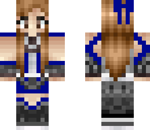 blue assassin girl
