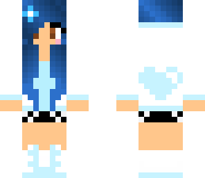 blue hair girl
