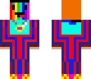 rainbow face