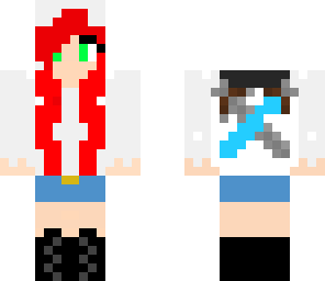 white hoodie assassin girl