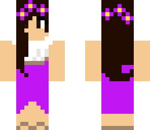 purple prom girl edit