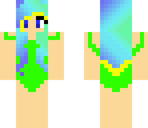 sprite support edited into a swimsuit