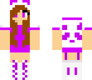 purple panda girl